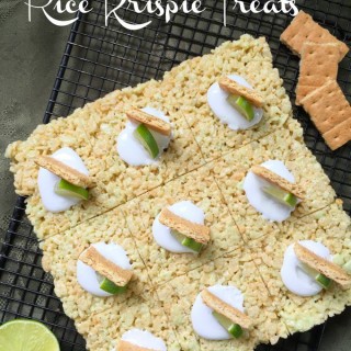 Key Lime Pie Rice Krispie Treats