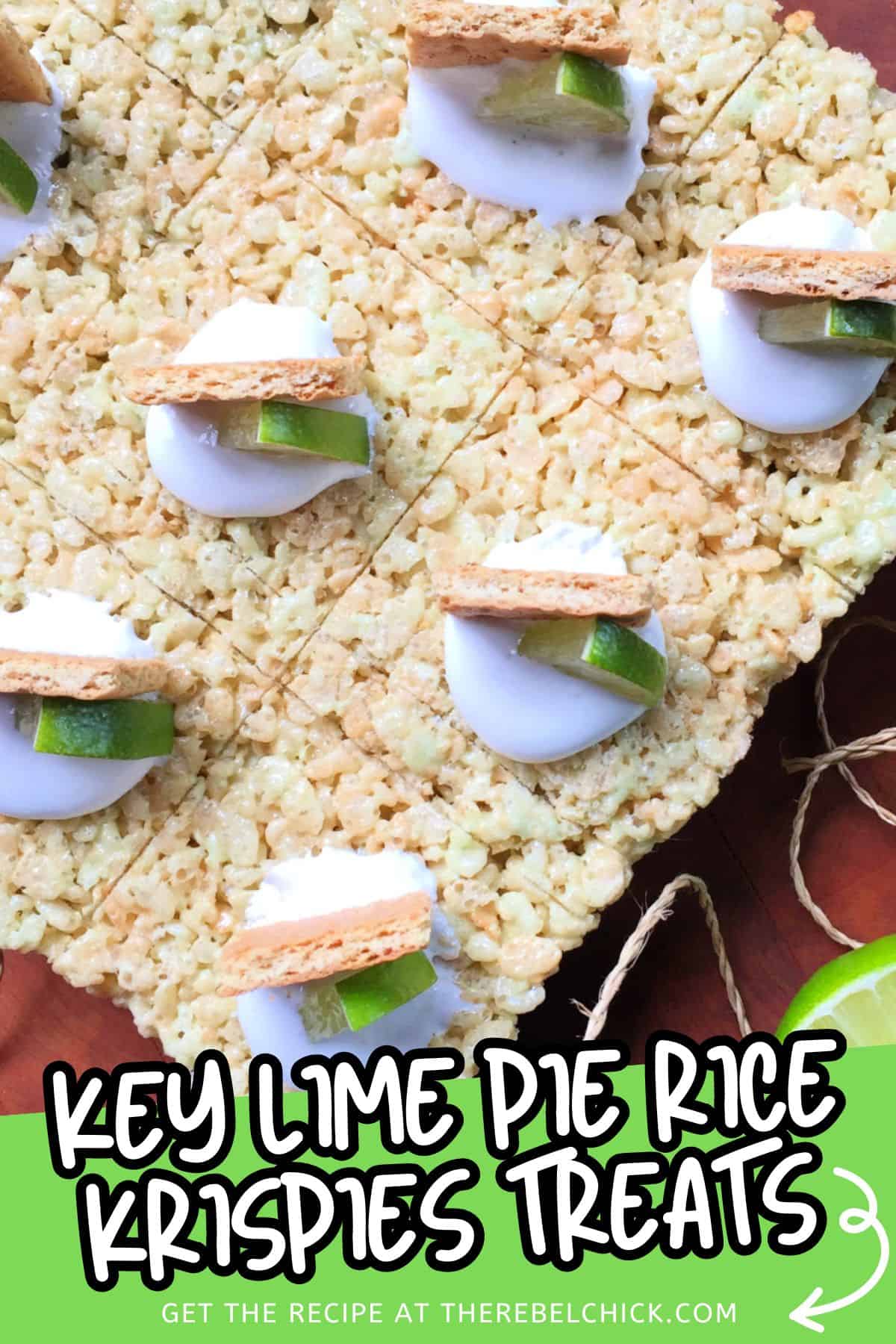 Key Lime Pie Rice Krispies Treats