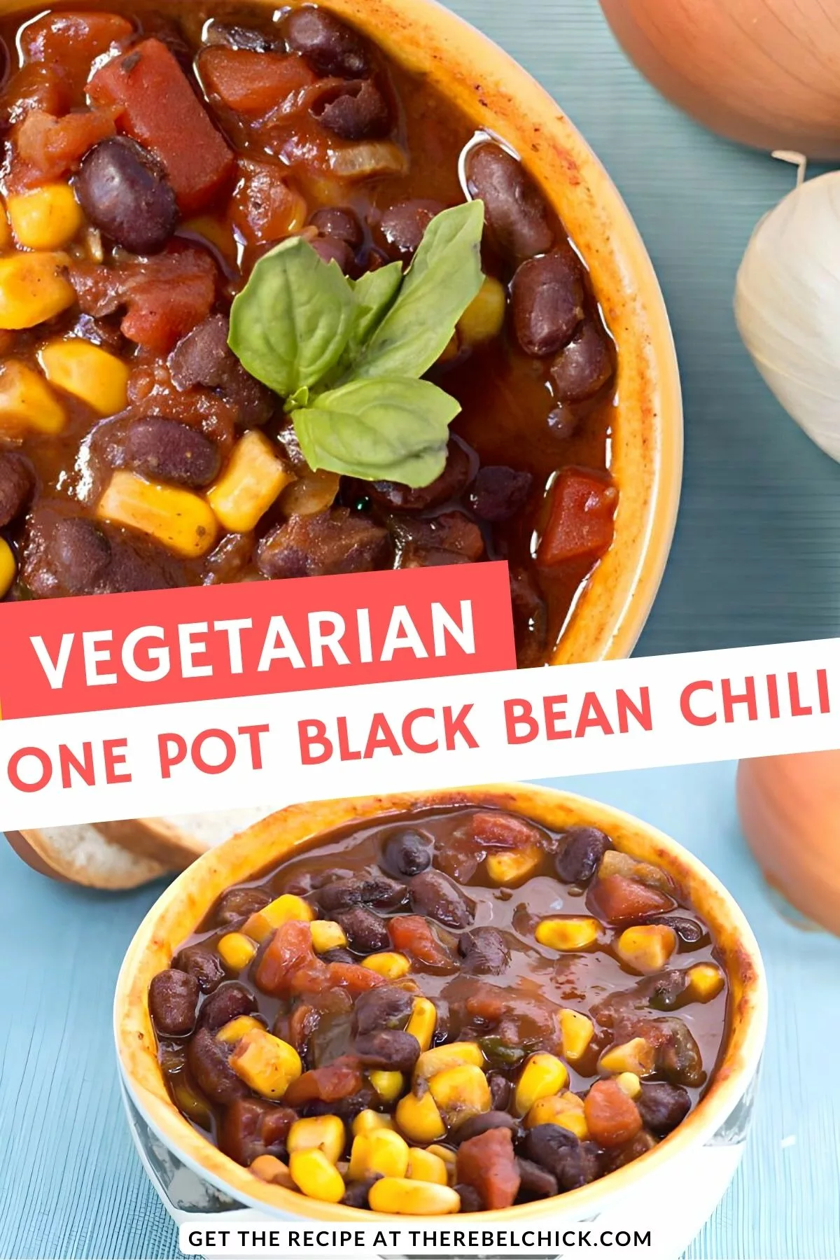 One Pot Meatless Black Bean Chili Recipe
