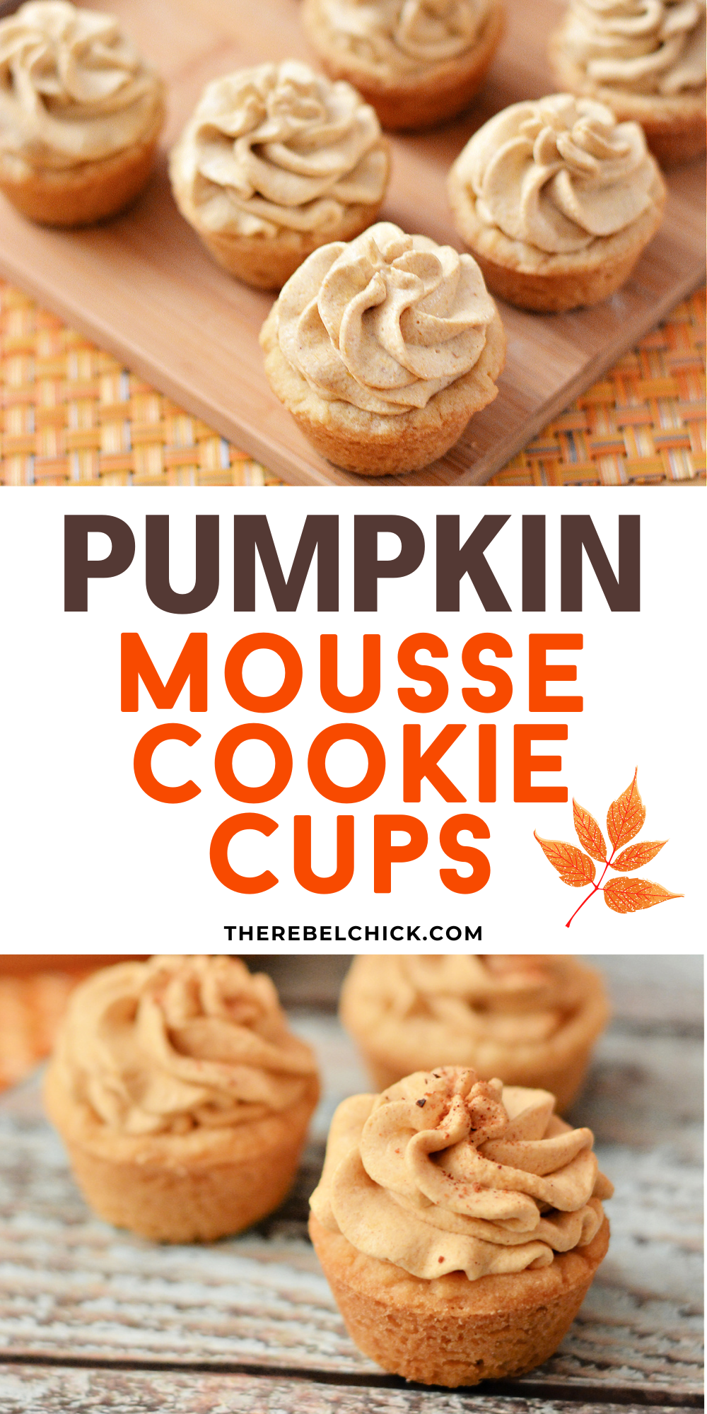 Pumpkin Mousse Cookie Cups Recipe