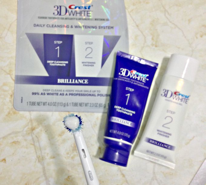 NEW Crest 3D White Brilliance Toothpaste System