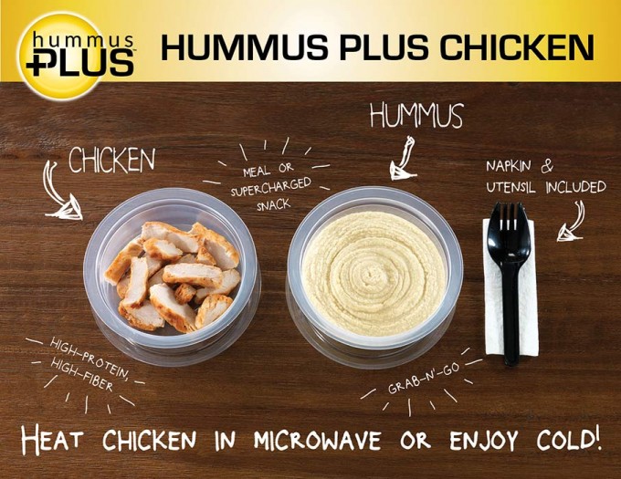 Hummus plus meal on the go kits