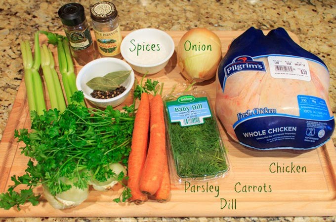 chicken and matzo ball soup recipe ingredients