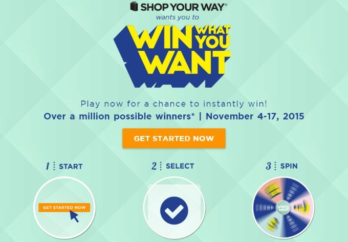 WIN BIG in the Want It? Win It NOW! Shop Your Way Sweepstakes #WinWhatYouWant