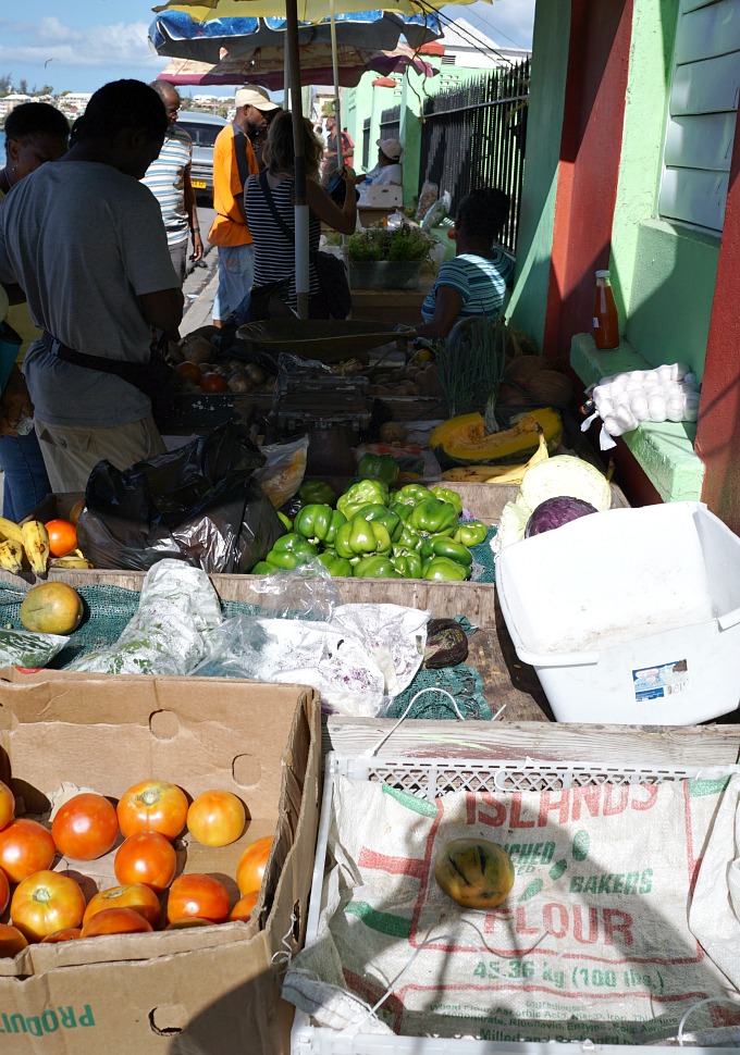 vegetable stands in st kitts