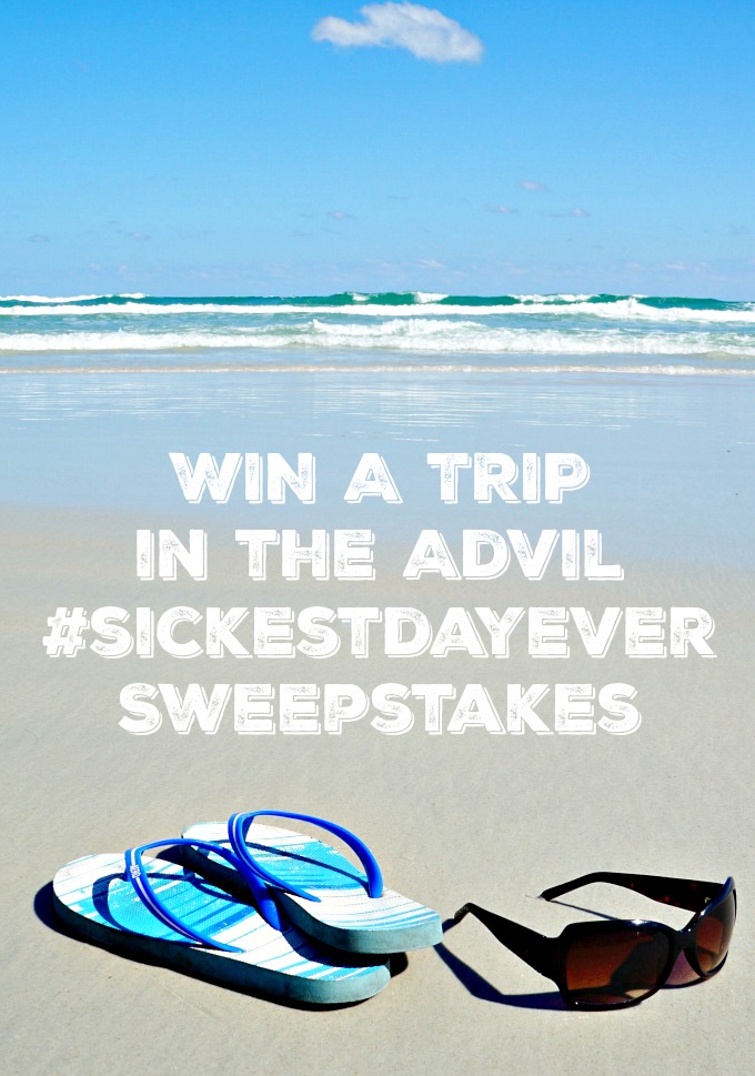 WIN A TRIP in the Advil® Sinus Congestion & Pain “SICKEST DAY EVER” Sweepstakes #sickestdayever #AdvilatWork