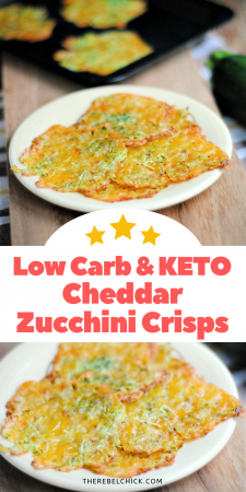 Low Carb Snacks: Cheddar Zucchini Crisps Recipe