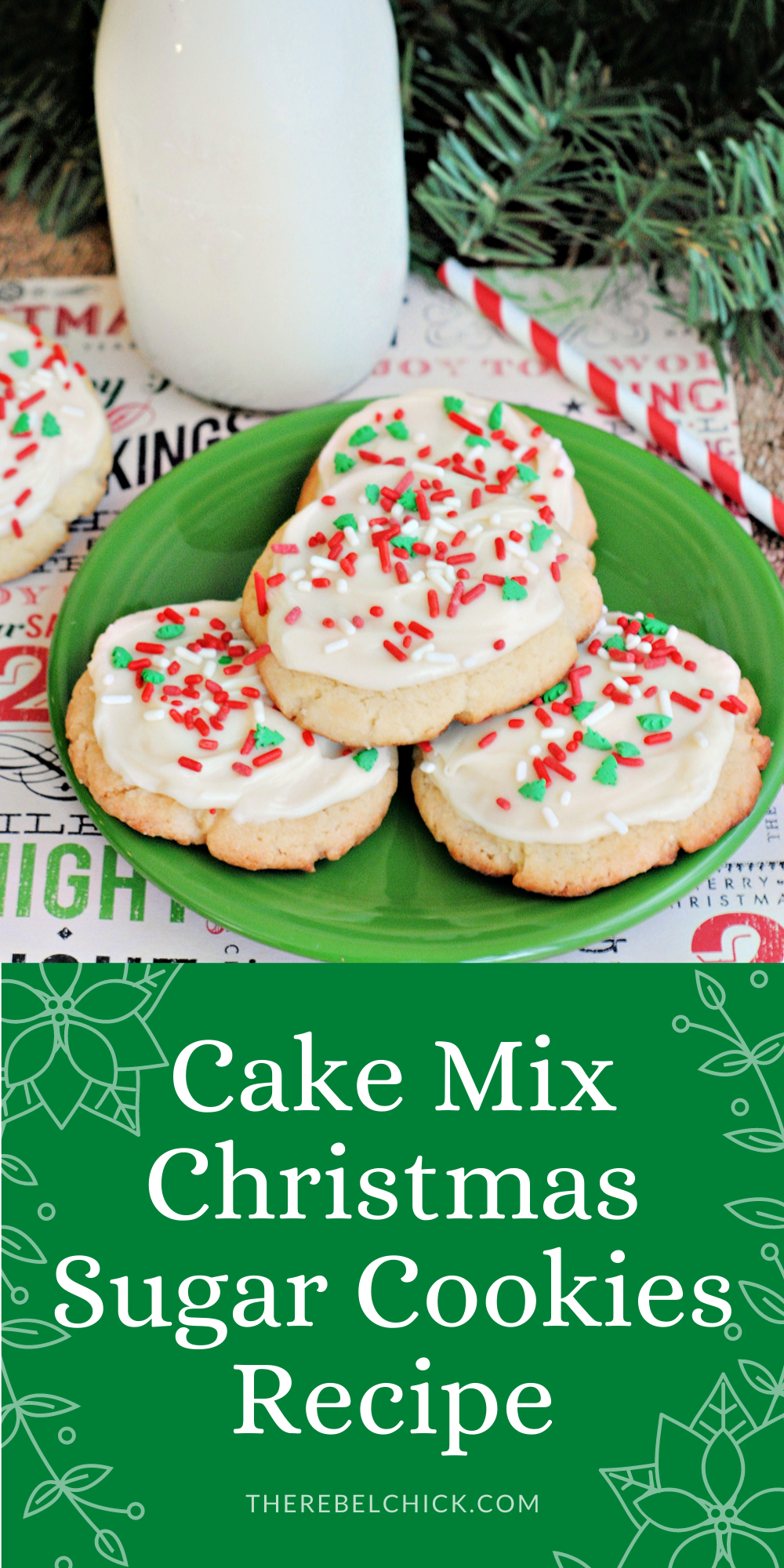 Cake Mix Christmas Sugar Cookies Recipe 