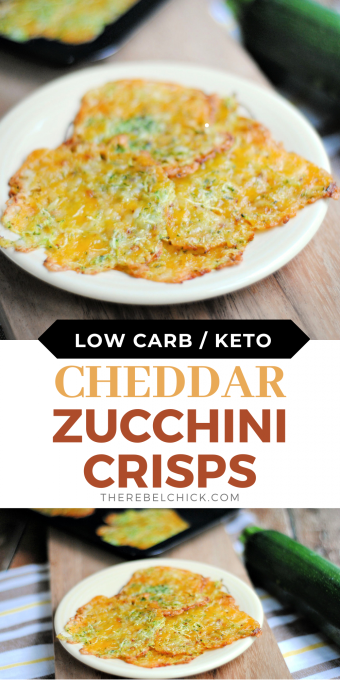 Low Carb Snacks: Cheddar Zucchini Crisps Recipe