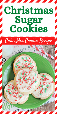 Cake Mix Christmas Sugar Cookies