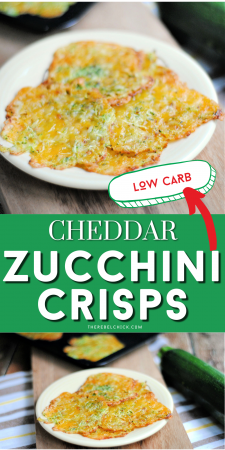 Low Carb Snacks: Cheddar Zucchini Crisps Recipe