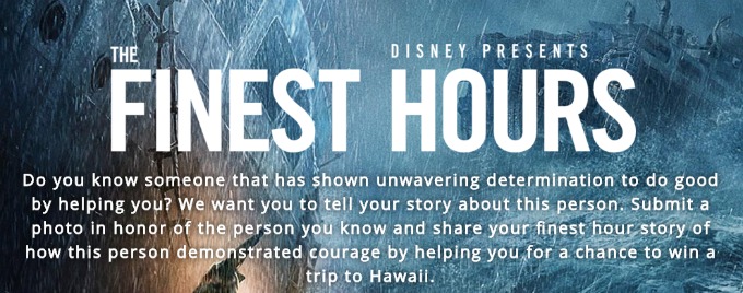 Enter to WIN a Trip to Hawaii From Disney's #TheFinestHours 