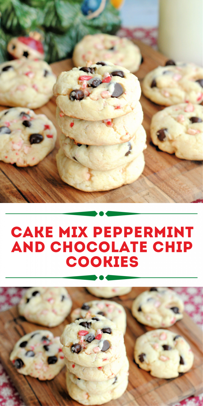 Cake Mix Peppermint And Chocolate Chip Cookies Recipe