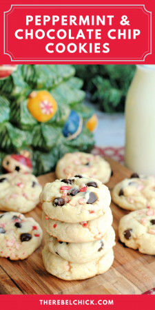 Cake Mix Peppermint and Chocolate Chip Cookies Recipe