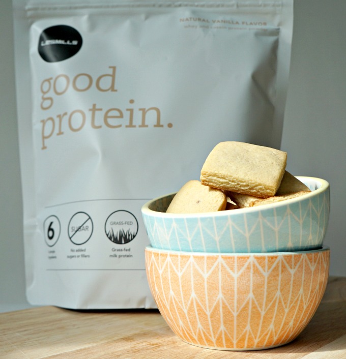 Vanilla Protein Snack Cookies Recipe #thegoodwhey