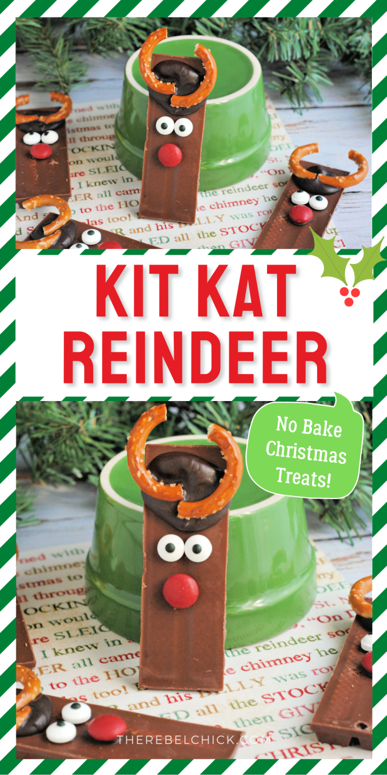 Kit Kat Reindeer Christmas Snacks Recipe
