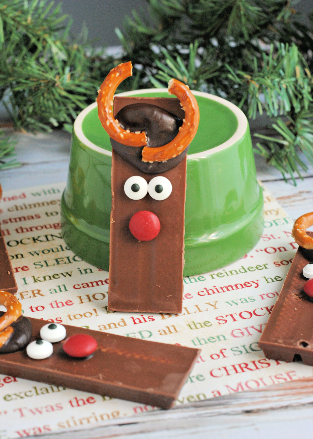 Kit Kat Reindeer Christmas Snacks Recipe