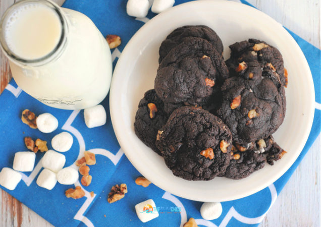 Rocky Road Cake Mix Cookies