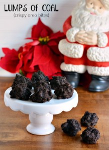 Santa's Lumps of Coal Christmas Dessert Recipe