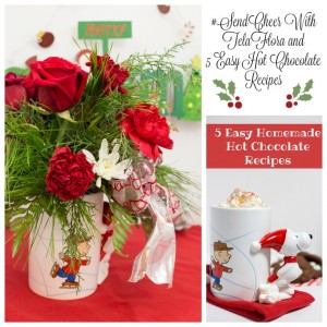#SendCheer With TelaFlora and 5 Easy Hot Chocolate Recipes