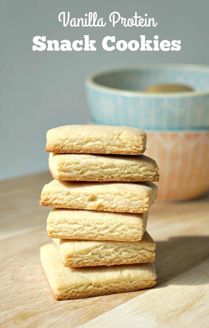 Vanilla Protein Snack Cookies #thegoodwhey