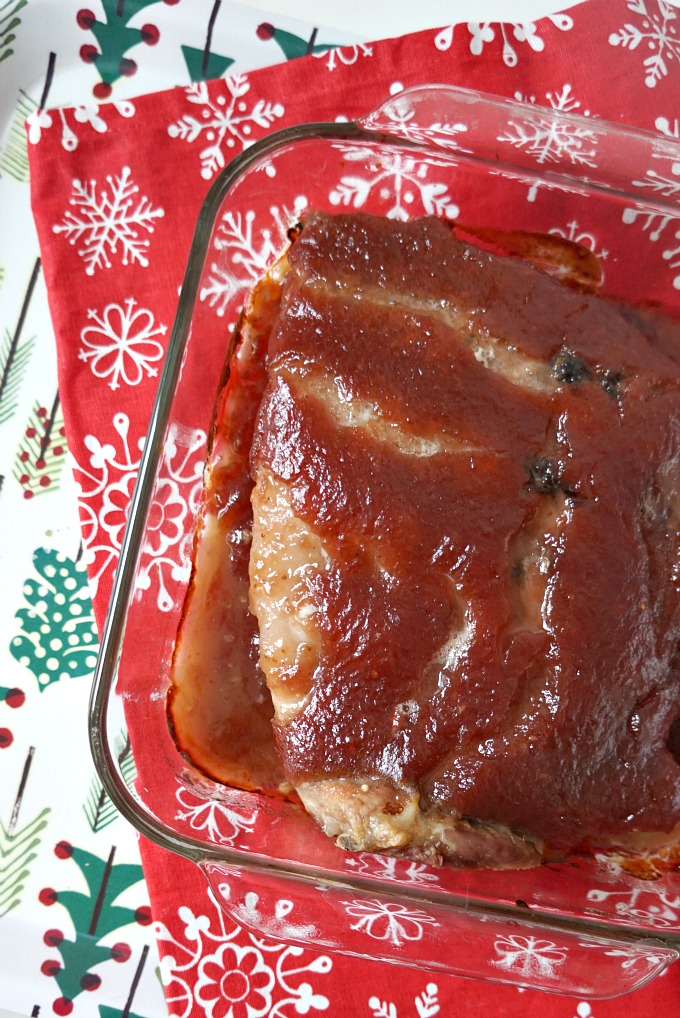 Cranberry Glazed Pork Spare Ribs Recipe - The Rebel Chick