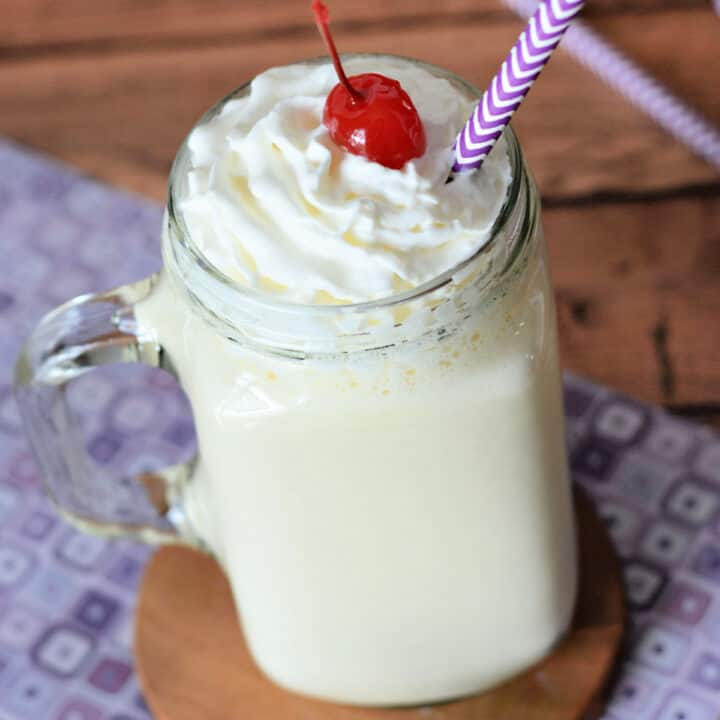 French Vanilla Milkshake - The Rebel Chick