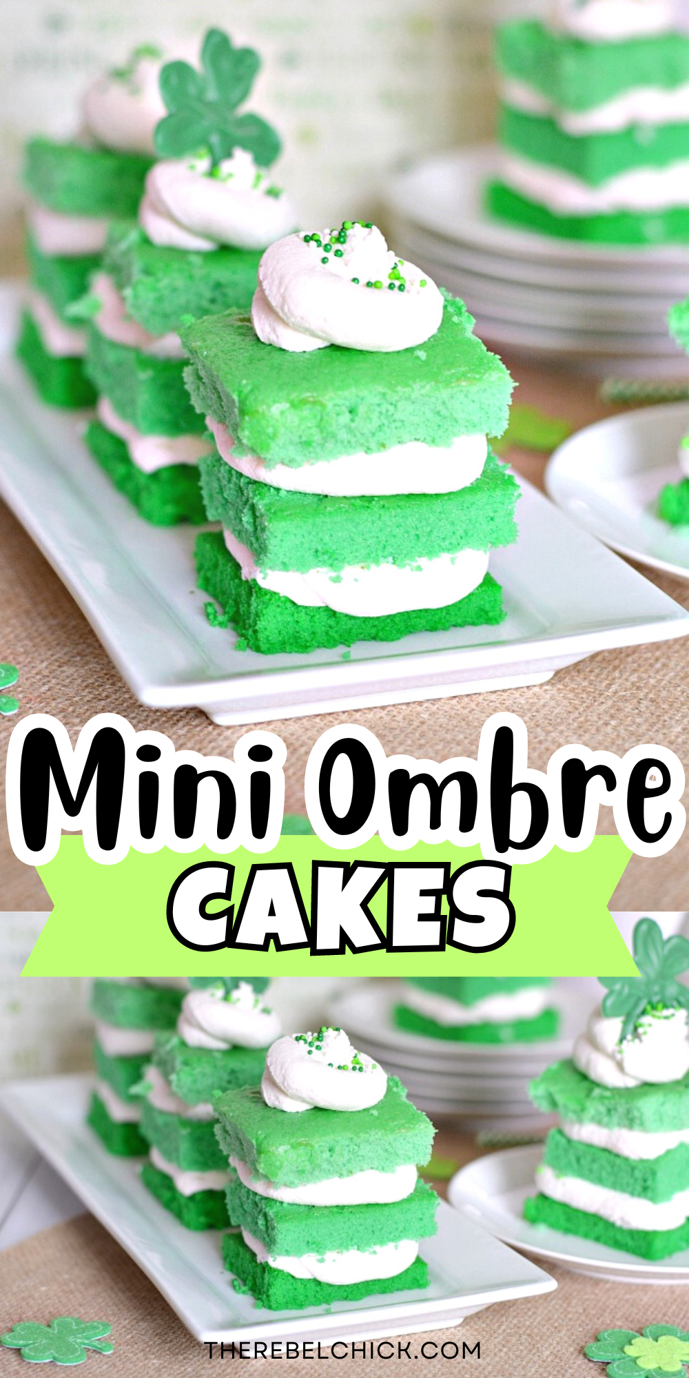 Mini Ombre Cakes