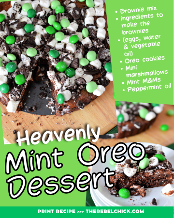 Heavenly Mint Oreo Dessert Brownie Recipe