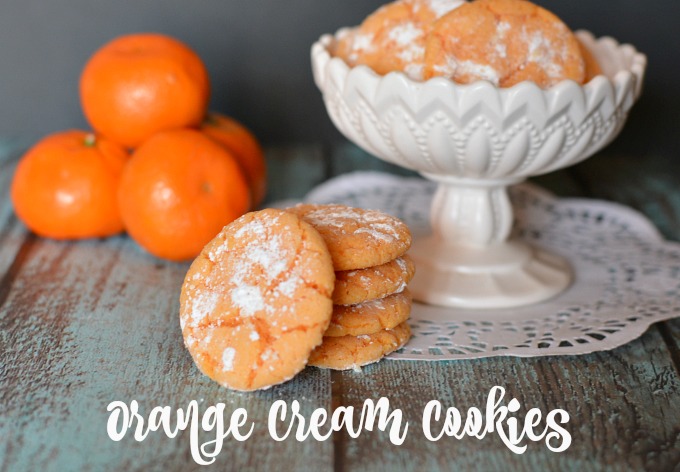 Cake Mix Orange Cream Cookies Recipe