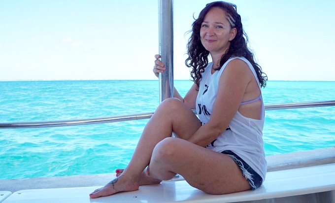 Jenn Quillen in the Cayman Islands