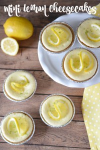 Mini Lemon Cheesecakes Recipe