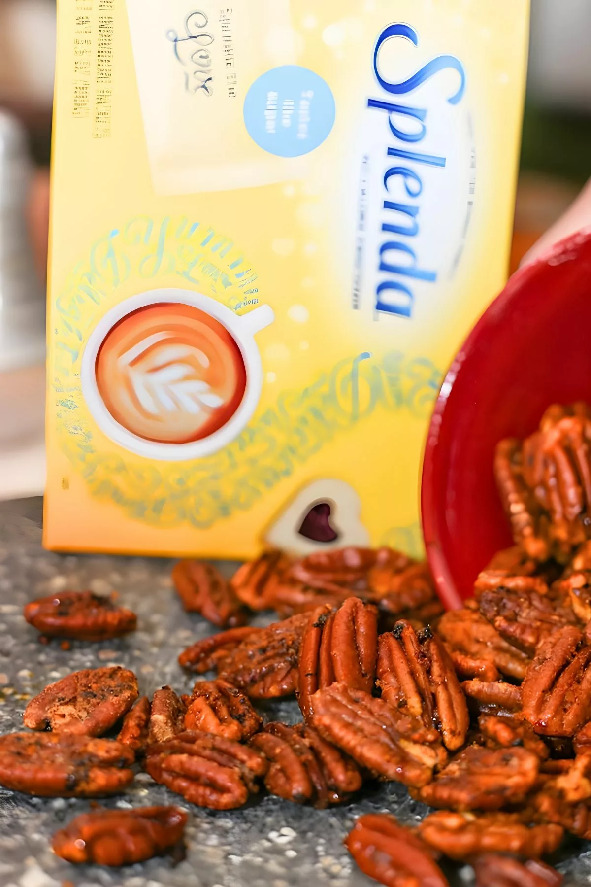 Sweet and Sriracha Spiced Pecans