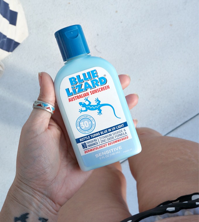 How to Survive Summer Without a Sunburn: Blue Lizard Australian Sunscreen #Wevegotyoucovered #BlueLizardSun