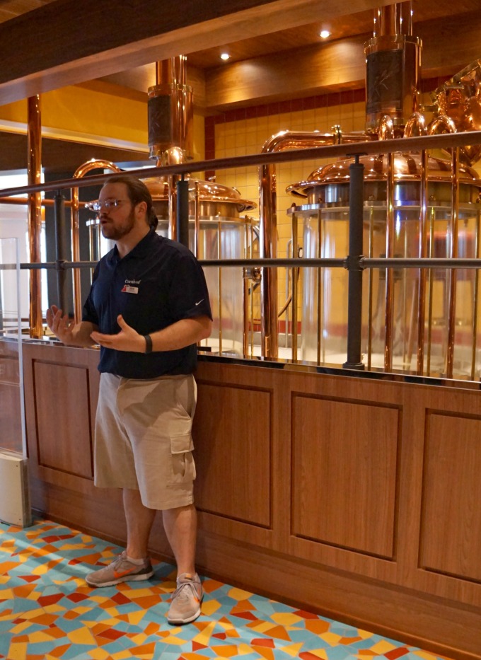 Red Frog Pub Brewery Tours on the NEW Carnival Vista 