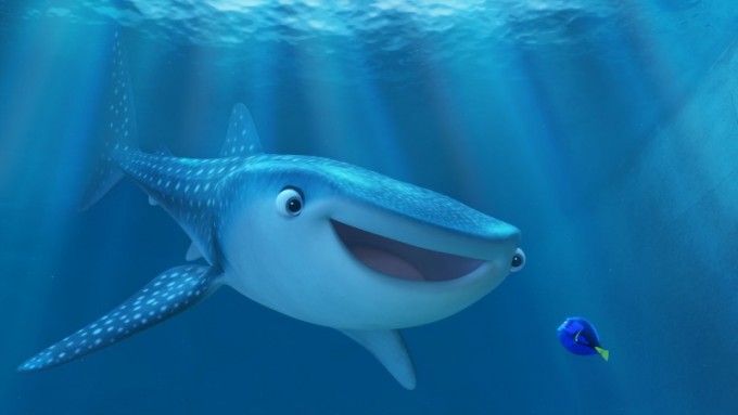 FINDING DORY. Pictured (L-R): Destiny and Dory. ©2016 Disney•Pixar. All Rights Reserved.