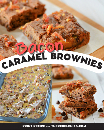 Bacon Caramel Brownies Recipe