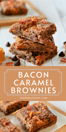 Bacon Caramel Brownies Recipe
