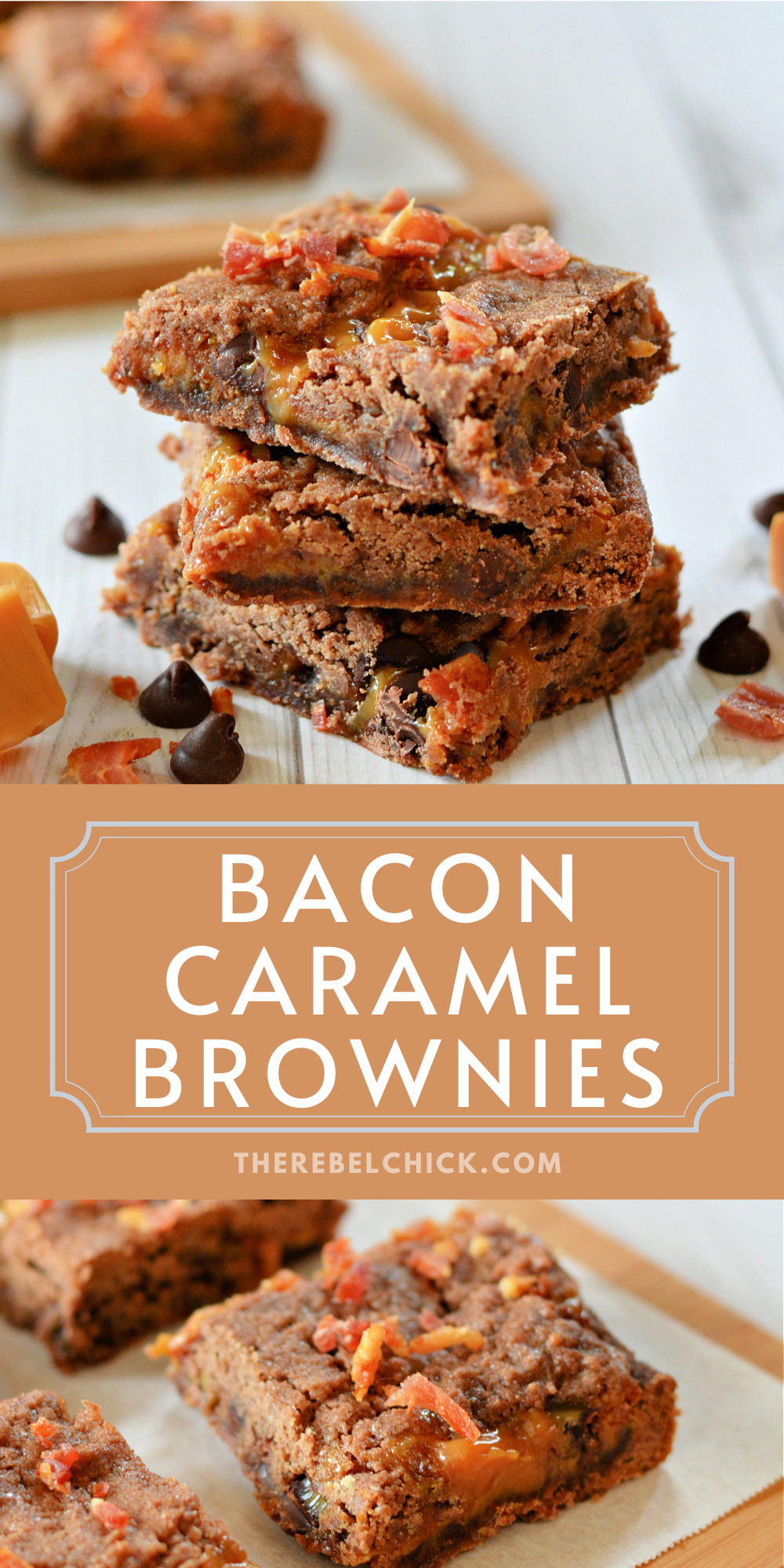 Brownies with Caramel and Bacon Recipe