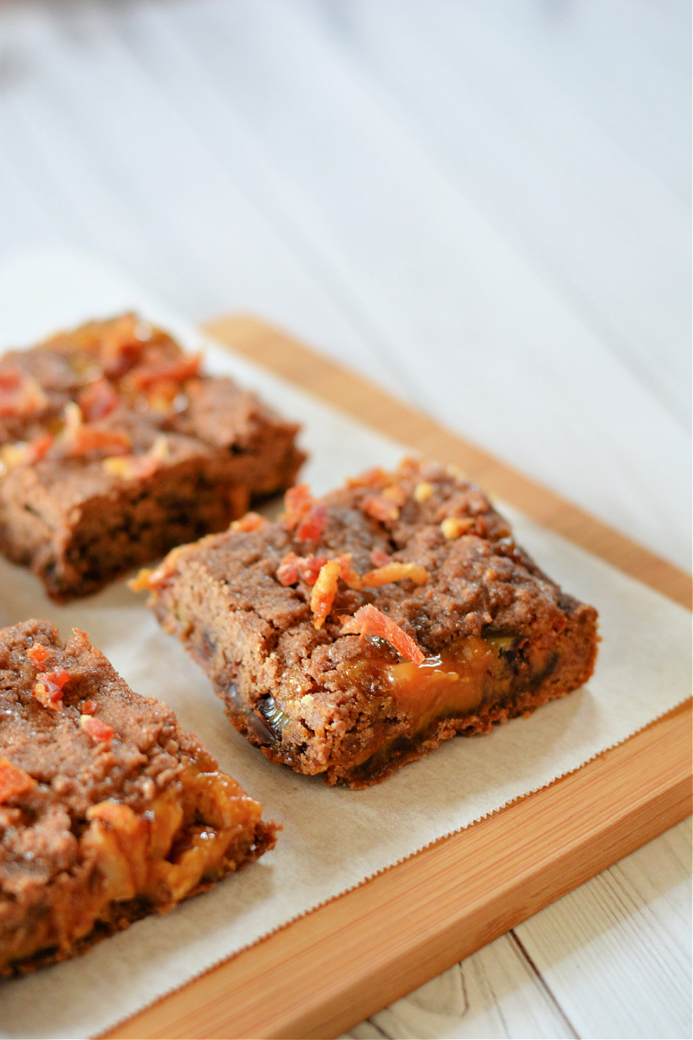 Brownies with Caramel and Bacon Recipe