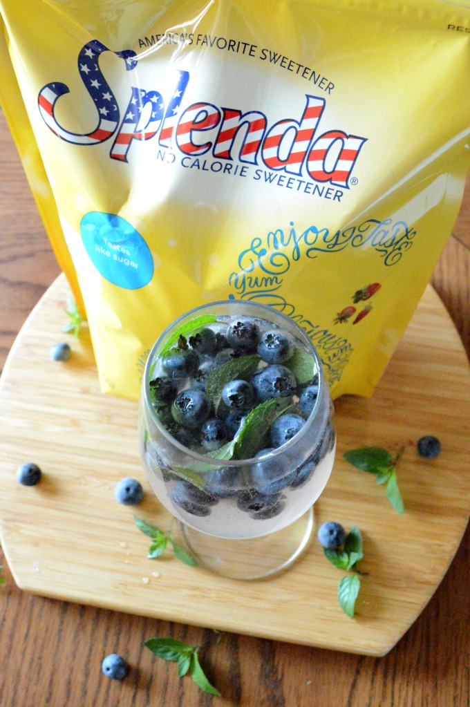 Blueberry Mojito Mocktail Recipe with Splenda