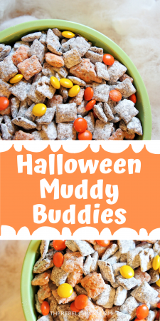 Spooky Snacks Halloween Muddy Buddies Party Mix Recipe