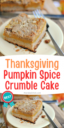 Pumpkin Crumble Cake Recipe