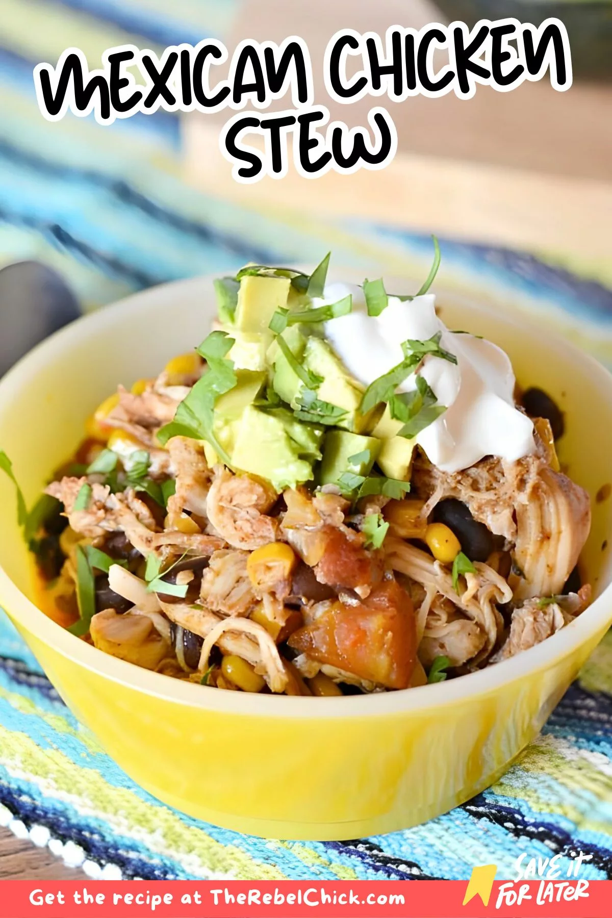 Mexican Chicken Stew - The Rebel Chick