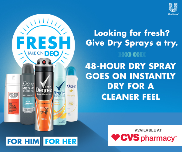Go to CVS and Get a Fresh Take on Deo When You #TryDry