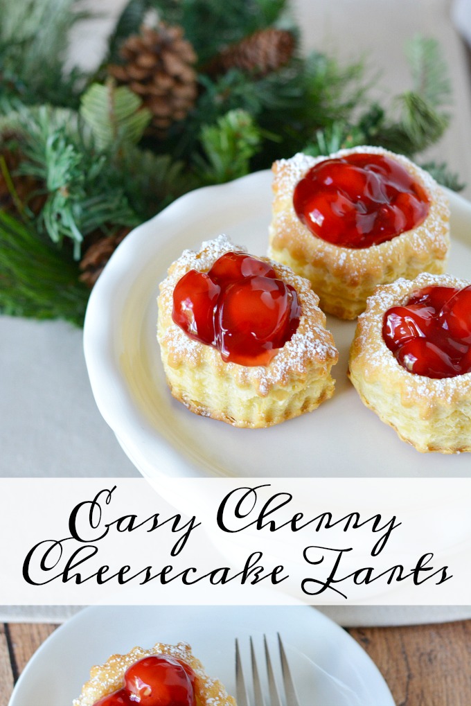 Easy Cherry Cheesecake Tarts Recipe