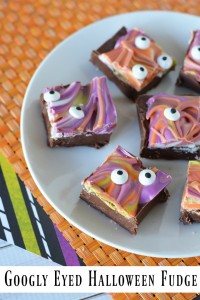 Googly Eyed Halloween Fudge Recipe