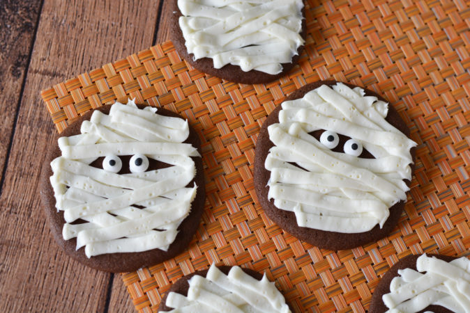Chocolate Wafer Mummy Cookies Recipe For Halloween
