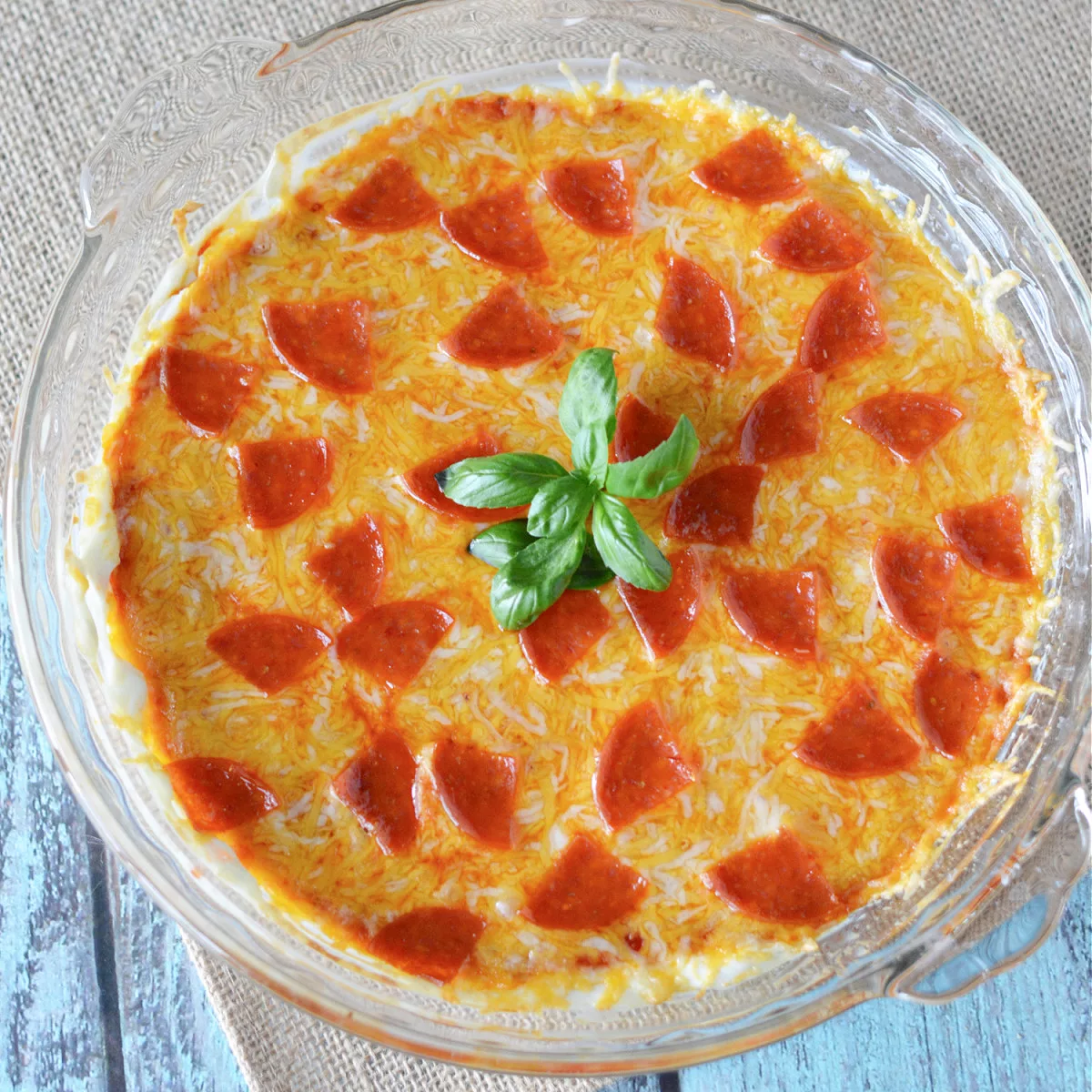 Pepperoni Pizza Dip - The Rebel Chick