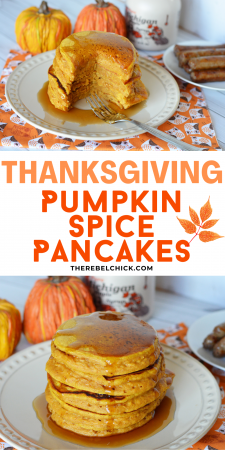Pumpkin Spice Pancakes Recipe for Thanksgiving
